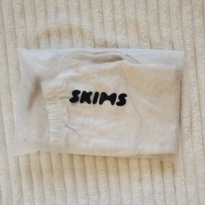 SKIMS Cotton Fleece Straight Leg Pant